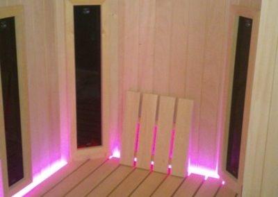 drewniana kabina do sauny fińskiej