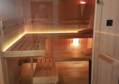 nowoczesna sauna fińska