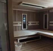Kabina infrared z piecem do sauny suchej